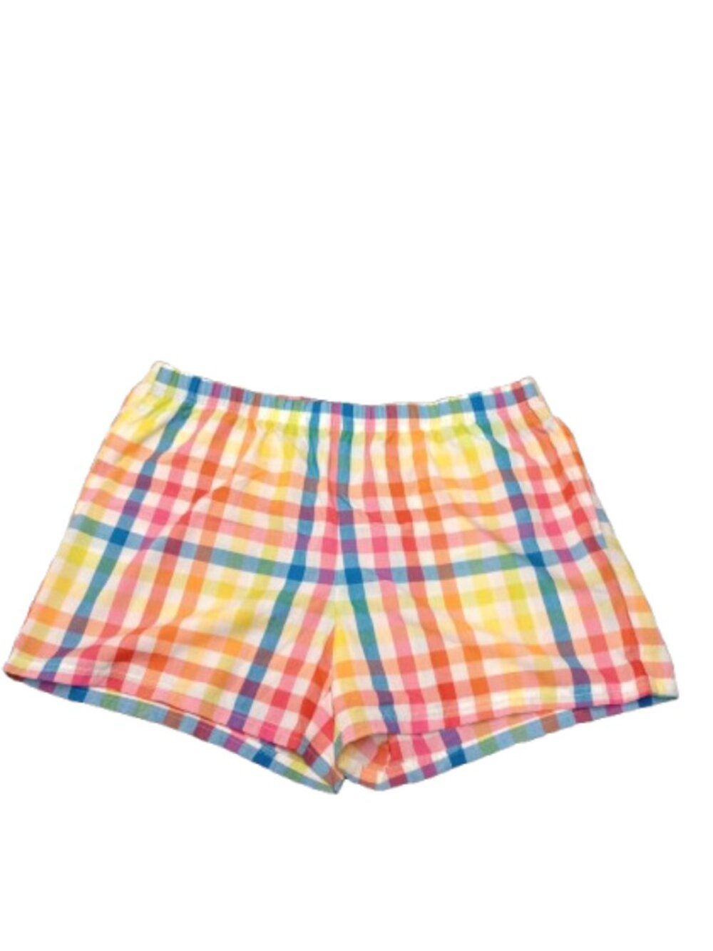 Peyton & Parker Multicolored Plaid Women's Lounge Shorts 2 Side Pockets 1X NWOT